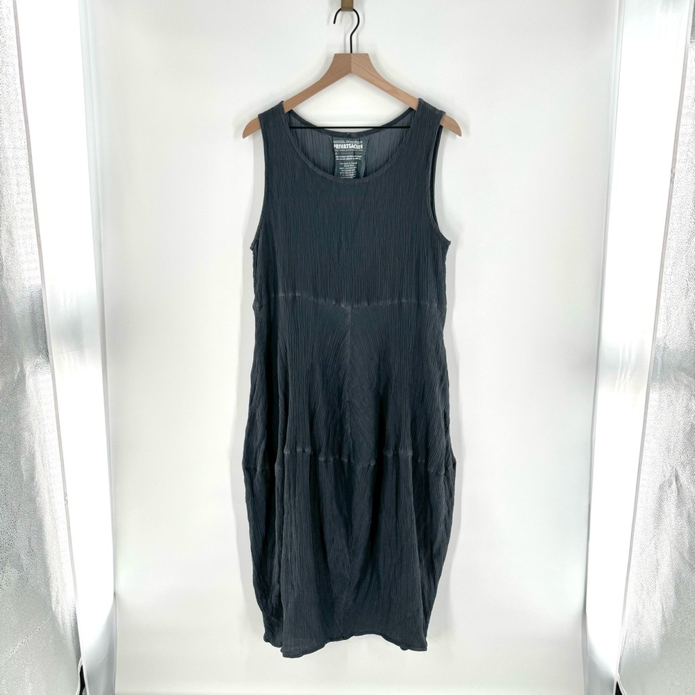 COCON COMMERZ PRIVATSACHEN Silk Blend Lagenlook Textured Dress Size Medium
